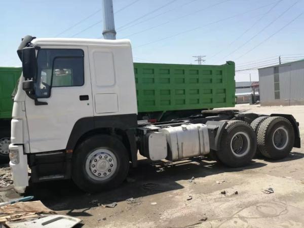 2020 made in china tractor head 6*4 10 Tires Sinotruck Howo tipper  dump truck tractor euro ii