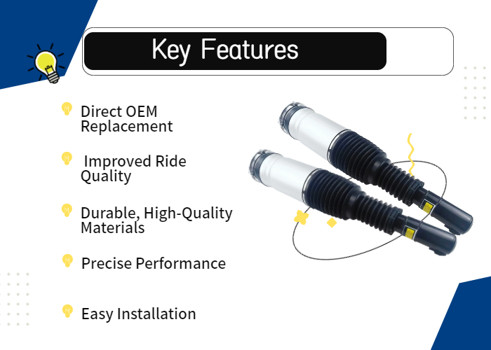 L405 and Sports L494 Land Rover Rang Rover Air Suspension Shock Absorber No ADS LR038805 LR087093