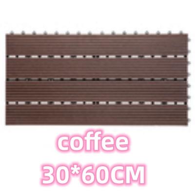 O sólido do Decking do café WPC DIY de 30 X de 60CM reciclou placas plásticas do Decking