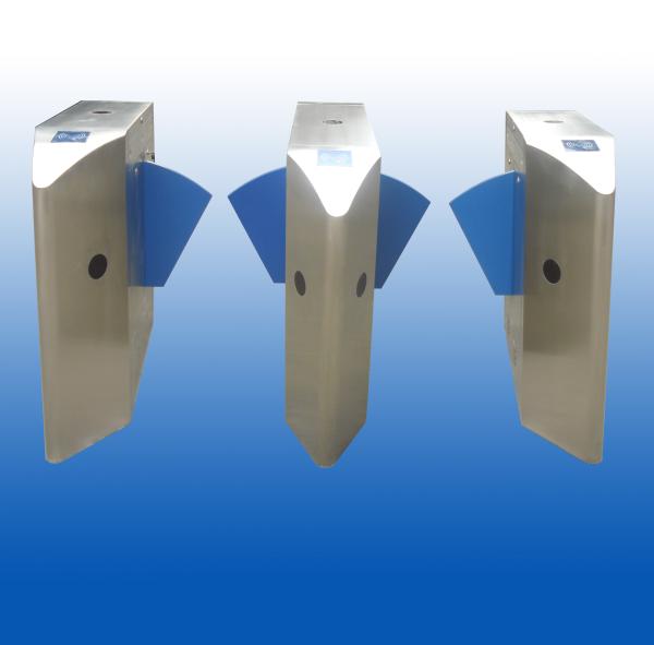 Multi Lane Flap Barrier Turnstile Stainless Steel KT315 RFID Access Control