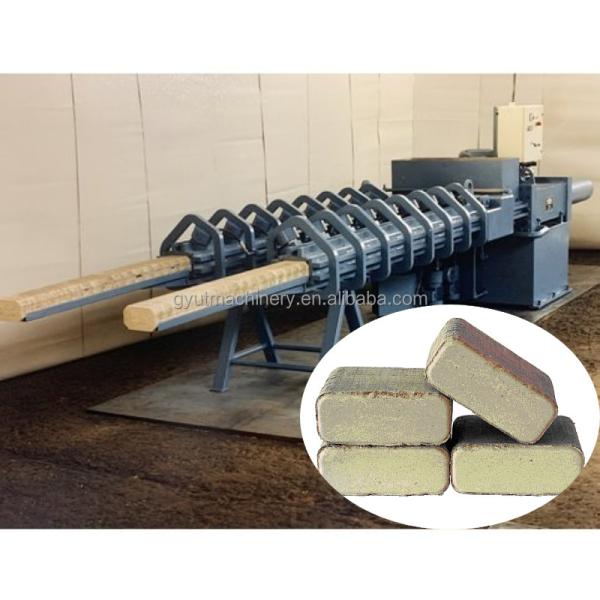 Design Hydraulic Fuel Rod Briquette Making Machine for 80mm Diameter Wood Sawdust