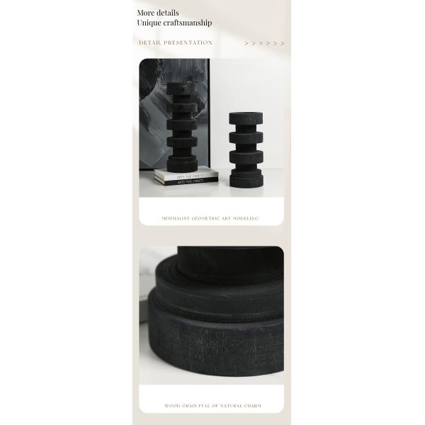 Customized Sizes Marble Candle Holder for Modern Silver Pillar Stand Home Wedding Party