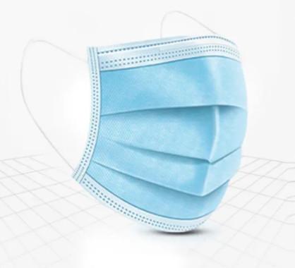Moisture Proof Outdoor Earloop Face Mask Disposable Very Low Resistance To Breathing