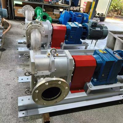 Stable Self Priming Stainless Steel Lobe Pump 600Rpm Double Mechanical Seal