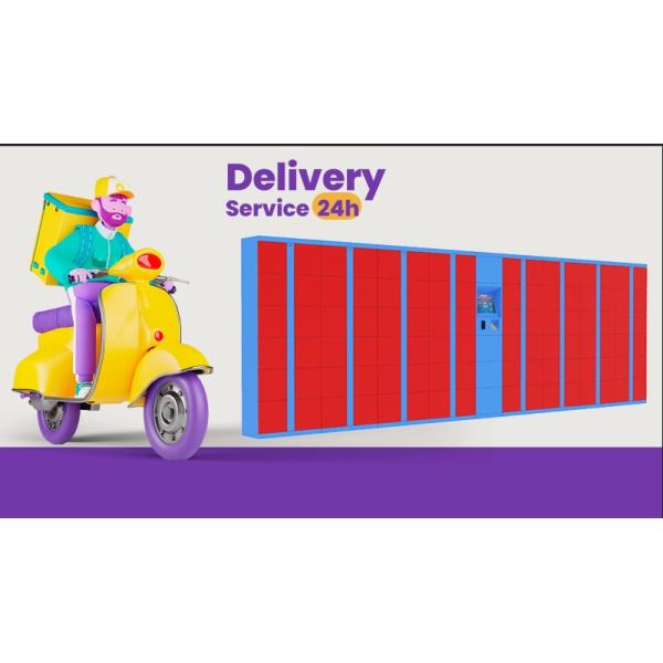 Внешний мелкий стальной металлический электромагнитный шкафчик Экспресс-кабинет Умное оборудование для доставки посылок