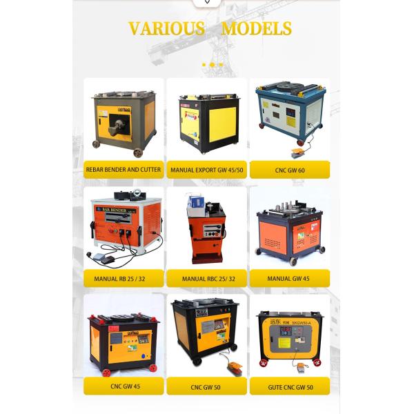 40mm Automatic Rebar Bending Machine with accuracy and Motor Speed of 1440 r/min