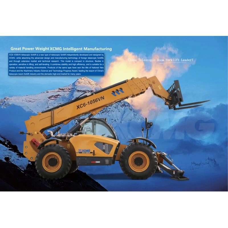 4WD Agricultural Construction Machinery with Discount Price, 2.5ton 7m New Telescopic Forklift Xc6-3514K Telehandler for Sale
