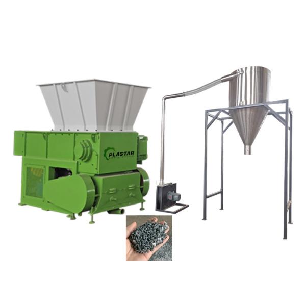 Waste Plastic Plastic Shredder Machine Single Shaft Lump Pipe Barrel
