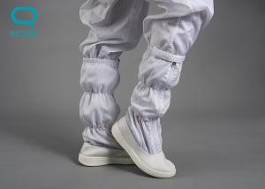 Livre de poeira estático do ESD 0.5cm Mesh Stripe Cleanroom Boots Anti