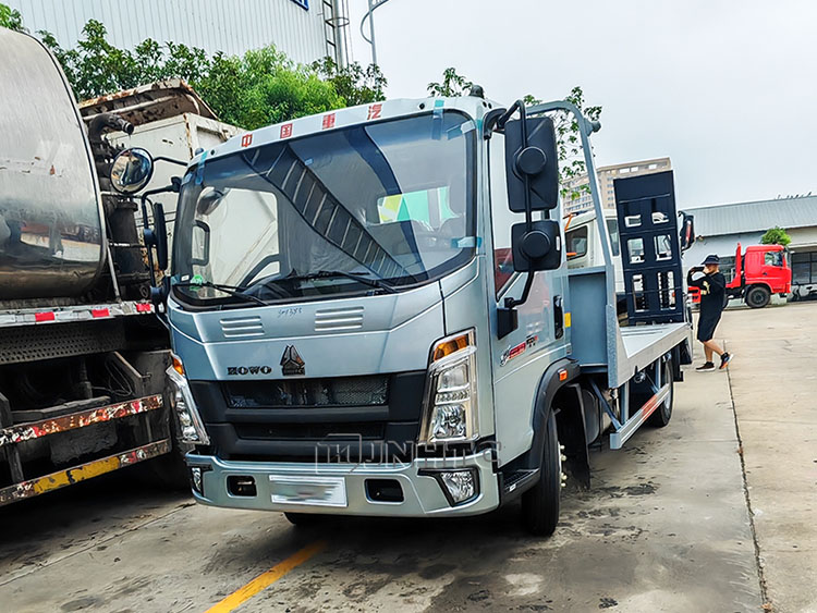 Горячая продажа Легкий грузовик 4x2 6 тонн LHD Китай Плоская прокладка Rollback Road Wreckers Буксирующие платформы грузовиков