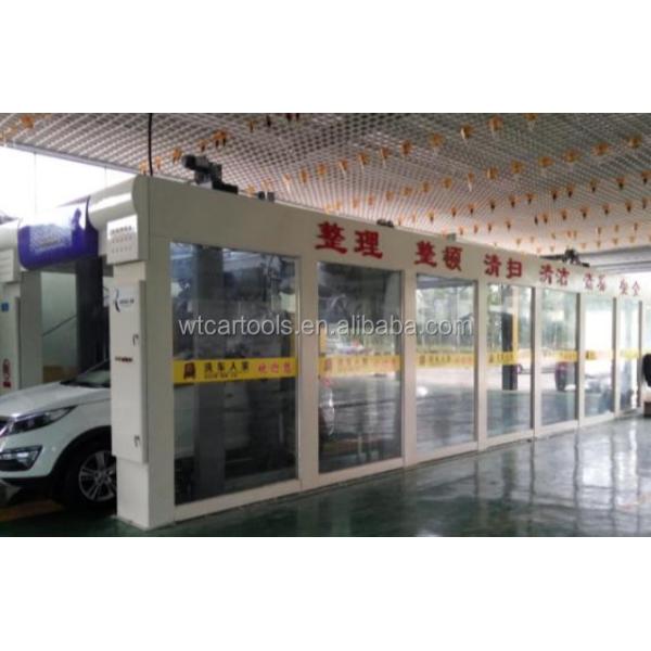 Stainless Fully Automatic Tunnel Car Wash Machine For Car Jeep Coach Within 10 Seats