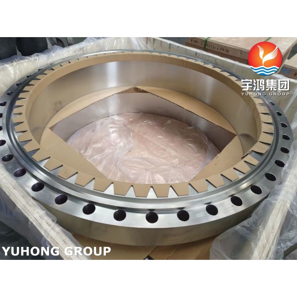 ASTM A182 F310 WN RTJ Face Stainless Steel Pipe Forged Flange for Petrochemical & Power Plants​