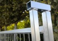 Le zinc standard du Canada a enduit la barrière de construction de Temp
