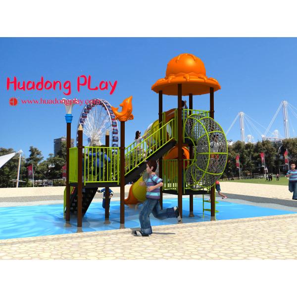 Promotional Water Park Playground Equipment Plastic Reliable Long Life Span