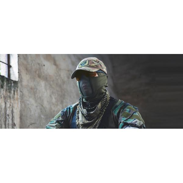 Tactical Steel Wire Protector Mask, Mesh Mask, Ninja Tactical Mask With Full Face Protection For Outdoor