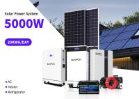 Sistema de Energia Solar Desligado da Rede Com Bateria de Lítio de 48v 3kw 8kw 10 Kw Kit de Sistema de Energia Solar