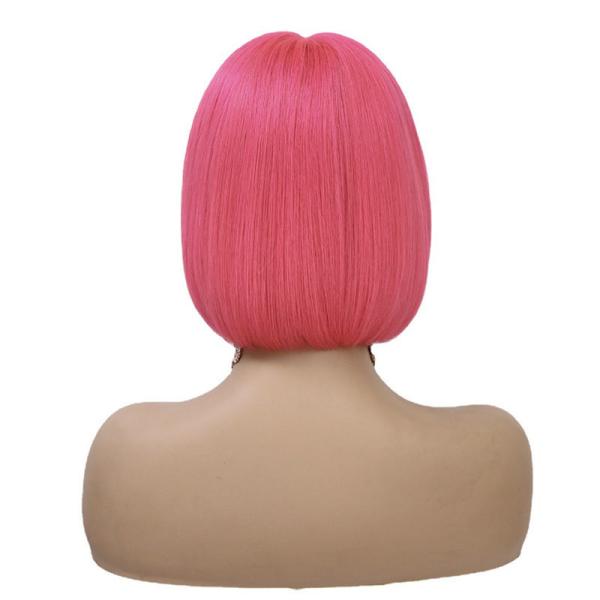 Straight 10 Inch Lace Front Bob Wigs 250g-450g T Shape Virgin Human Hair with Baby Hair