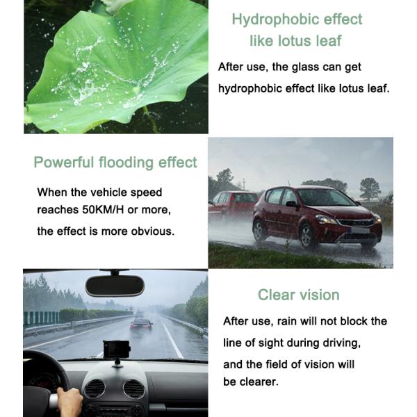 Anti Fog Car Care Cleaning Kit Nano Hydrophobic Spray For Windshield