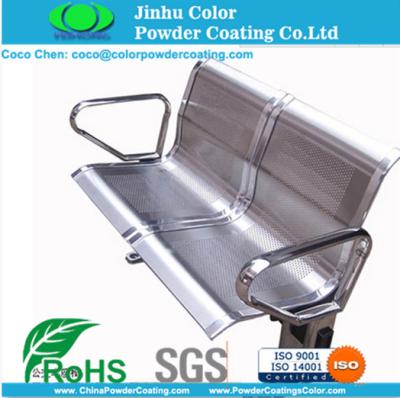 Ral9007 Ral9006 Sandy Texture Powder Coated Paint metálico de prata para o metal