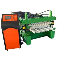 Máquina formadora de rollos trapezoidales versátiles de 0,3 mm para techo de metal