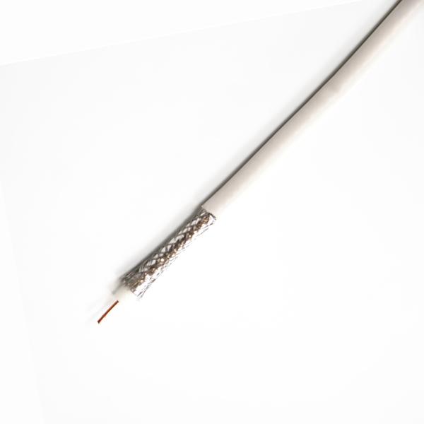 75ohm CCTV CATV RG59 Flexible Coaxial Cable RF Cable AM Braiding 20AWG Solid OFC Conductor