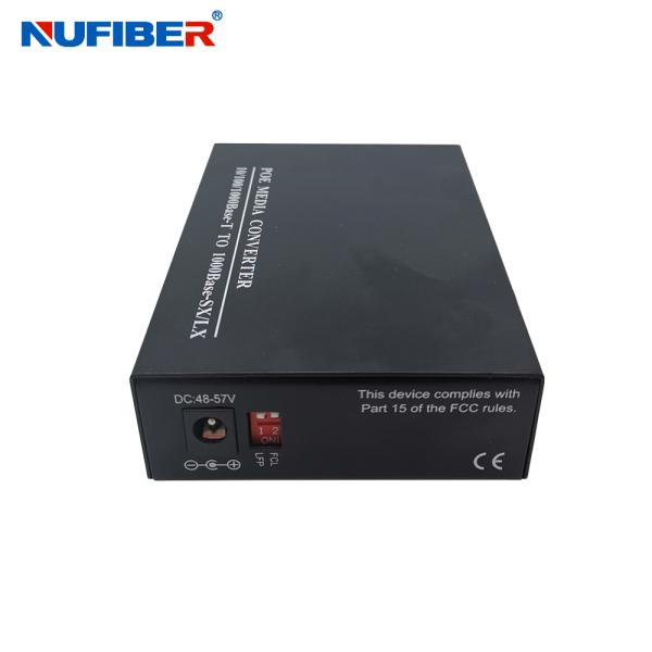 Gigabit POE Media Converter 100/1000M SFP to 10/100/1000M RJ45 LFP FCL POE Media Converter