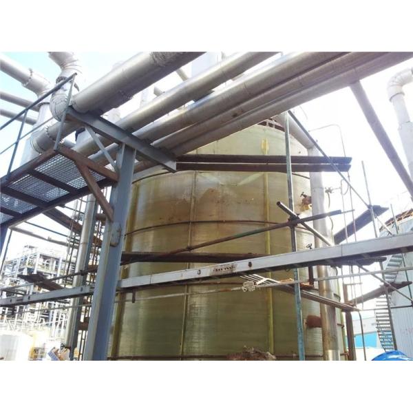 Рана промышленного алкалиа канализационного резервуара Frp химического цилиндрического перекрестная