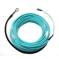 FTTH MPO ao comprimento personalizado cabo da fibra de MPO com olho puxando