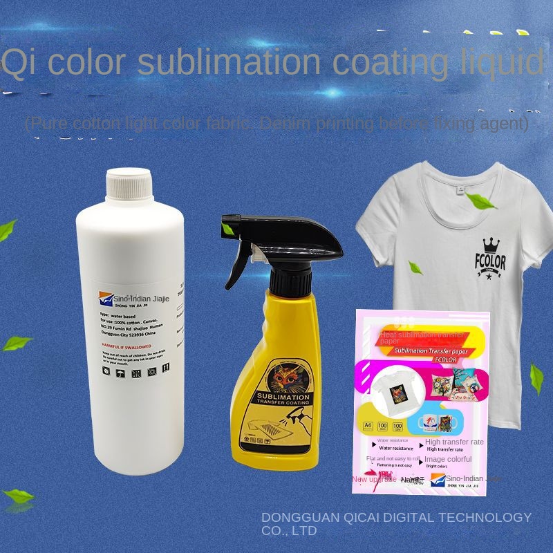 Thermal for Sublimation for Coating Liquid Wholesale Pre-Treatment Spray for Light-Colored Denim Materials Screen Printing Model
