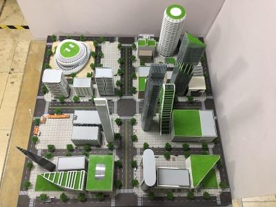 1 / 200 do modelo máximo diminuto da casa da escala material plástico acrílico 3D