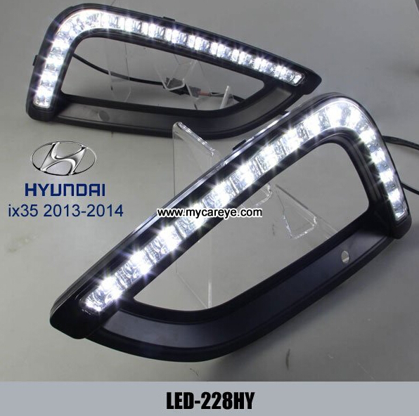 Hyundai ix35 DRL LED daylight driving Lights car led light manufacturer
