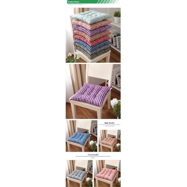 High Density Foam Filling Square Seat Pillow Cushion for Office Chair Customized Color