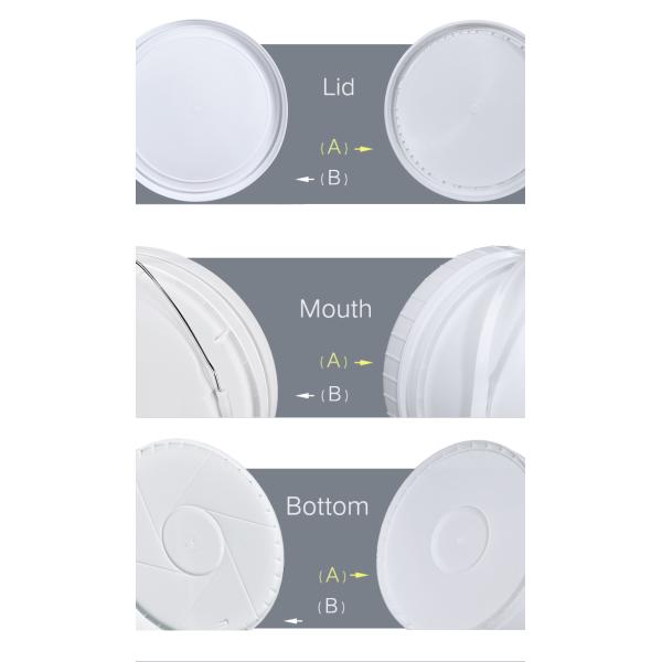 20L пластиковый ведро с винтовой крышкой для ветеринарной медицины Дом промышленности как фото