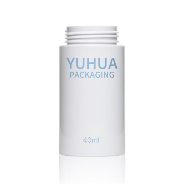el envase de plástico de la bomba de la espuma 40ml embotella la impresión blanca de la pantalla a color