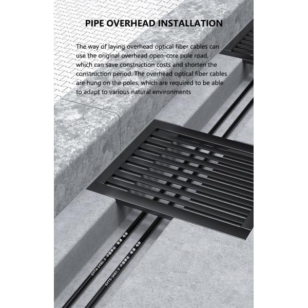 G655 GYTS Optical Fiber Armored Cable With PE Jacket Outdoor Armored Cable