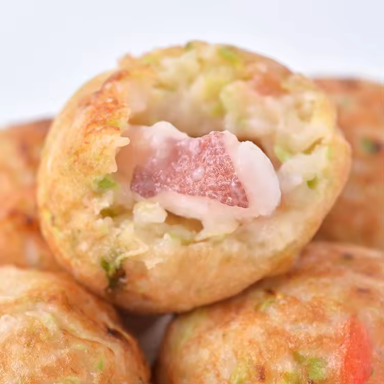 New Style Latest Healthy Deep Fried Frozen Seafood Squid Balls Frozen Squid Squid Fish Ball