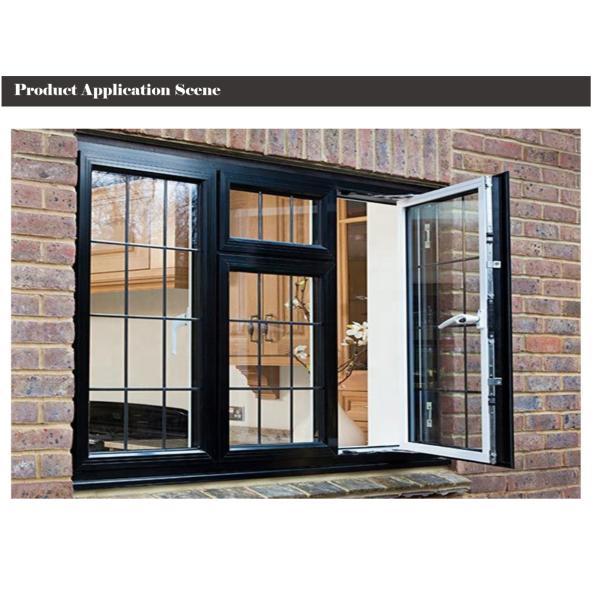 1.4mm Thickness Double Glazed Casement Windows Swing Outside Open