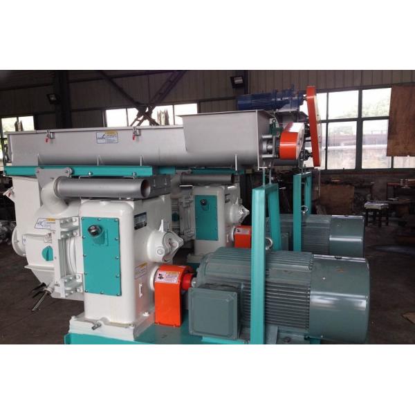 90KW Horizontal ring die Wood Sawdust Biomass Pellets Making Machine