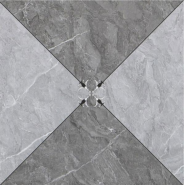 Matt Glazed Ceramic Rustic Tile Gray 40x40cm Indoor Wall Floor