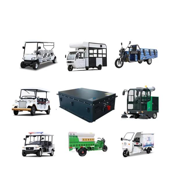 Eco Lithium Electric Car Interstate Golf Cart Batteries 200ah 300ah 72v 96V 14kwh