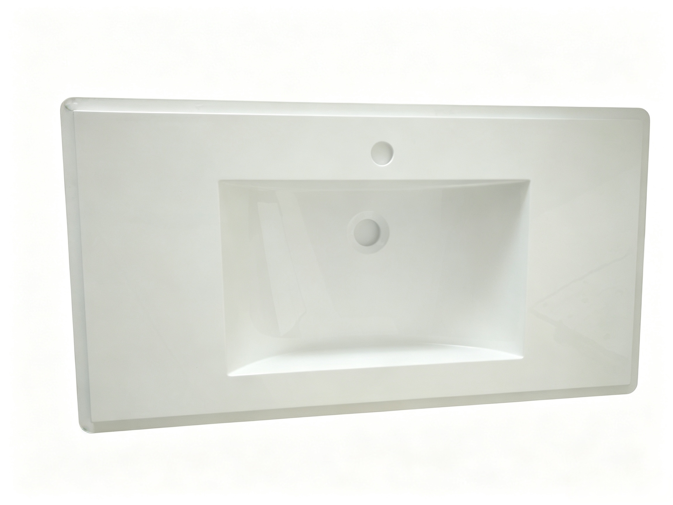 Odor Free SMC Basin One Piece Molding Fiberglass Wash Basin Eco Friendly