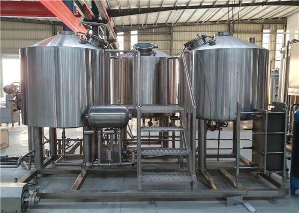 Commercial 15000L Large Scale Brewery Equipment PLC Control System