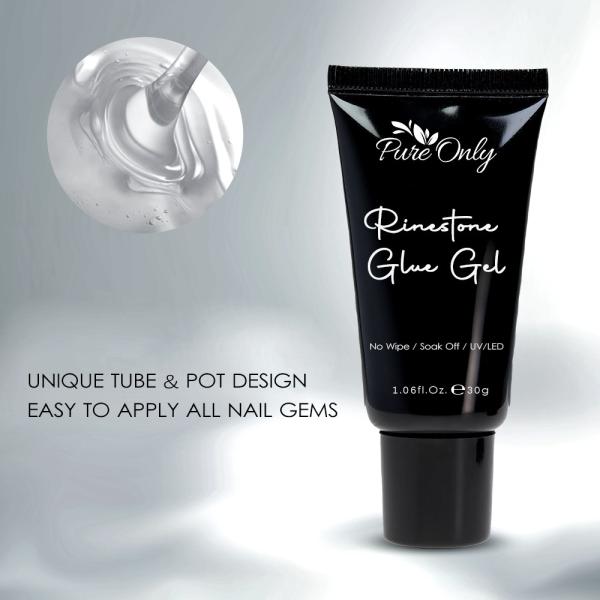 純粋なラインストーンのみ ネイルゲル 粘着剤 3g ロゴ お客様のロゴ レーベルなし 薄膜 ネイル粘着剤 ネイルアート 粘着剤 ネイルに押す