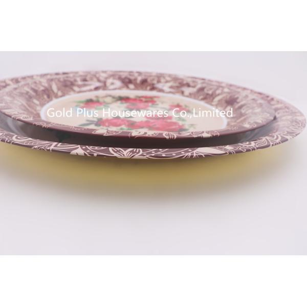 60cm Stainless Steel Dinner Plates Set Wedding Decoration