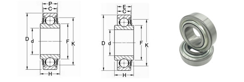 FSKG 212KRR специальный сельскохозяйственный шарикоподшипник ID 60 мм OD 110 мм Долговечность