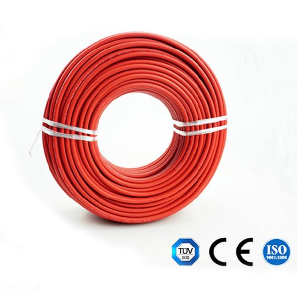 4mm Black Single Core TUV Solar Cable For Photovoltaic Use Long Life