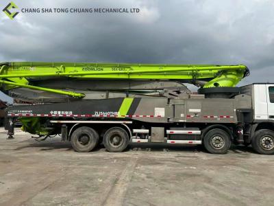 Em 2017 caminhão concreto usado Remanufactured verde 56M Installed da bomba do crescimento de Zoomlion