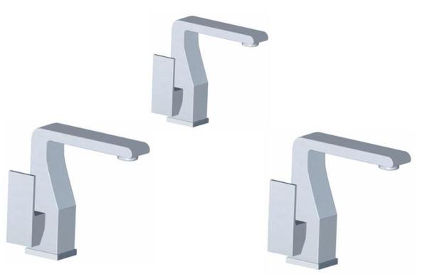One Handle Basin Mixer made of H59 brass body and ceramic core valve