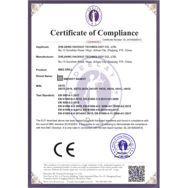 Barbecue Metal Wood Pellet Smoker Grill with Trolley Cart for Backyard Cooking