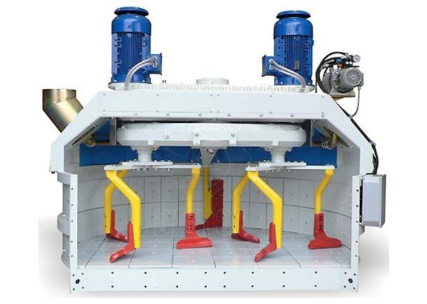 Electric Vertical Shaft Mortar Mixer , Ready Mix Planetary Stationary Concrete Mixer